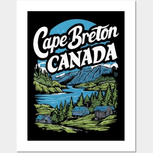 Cape Breton, Canadian Island. Retro Posters and Art
